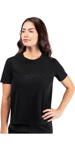 Zhik Mujer Camiseta De Algodón Con Logotipo TEE-0733-W-BLK - TEE-0733-W-BLK. Black